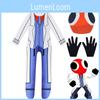 Roblox Rainbow Friends Ant Man Jumpsuit Maske Cosplay Kostüm für Halloween Party