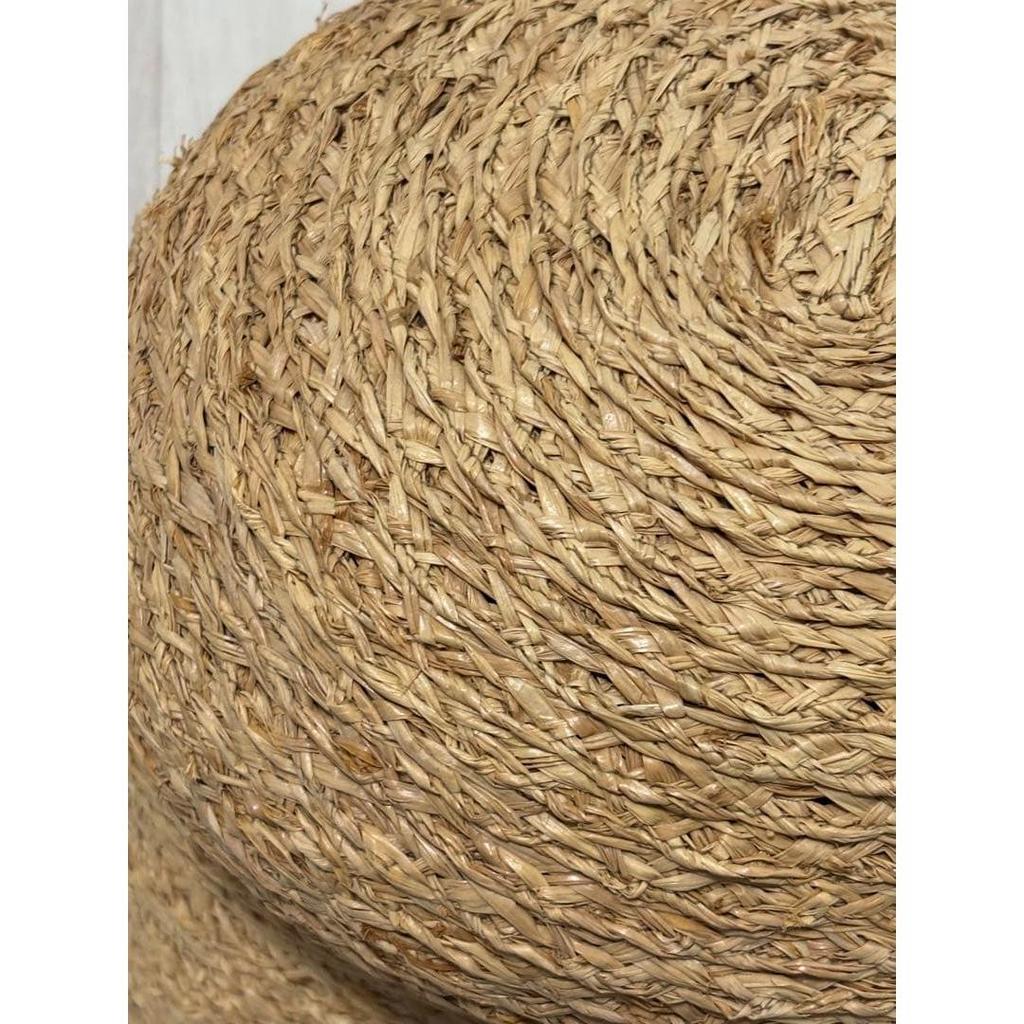 Used Ca4la Raffia Casquette Natural Material Hat Made in Japan