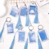 Tassel Keychain Chinese Style Acrylic Pendant For Students Graduation Wishes Transparent Keychain