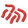 Radiator Coolant Hose Silicone Heat Resistant Leakage Proof Radiator Coolant Hose Kit for Magna VF1100C VF1000C V65 Red