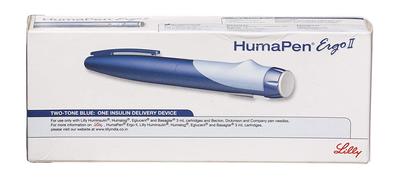 Humapen Ergo 2 Blauwe Pen(Insulinepen)