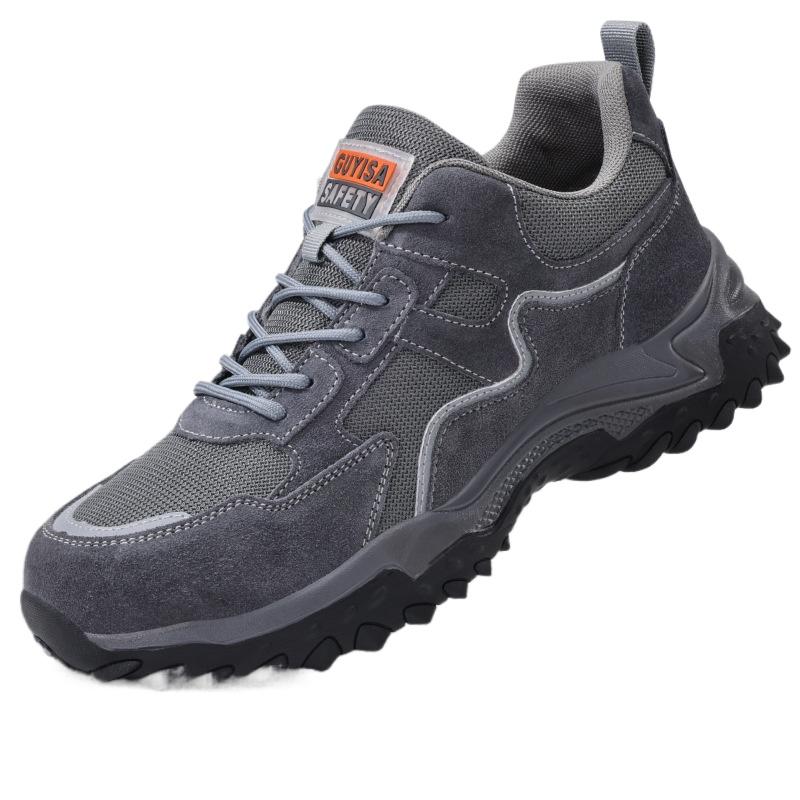 Labor Insurance Shoes Men's Steel Bag Head Non-slip and Wear-resistant Shoes, Anti-smashing and Anti-piercing Comfortable Work Shoes