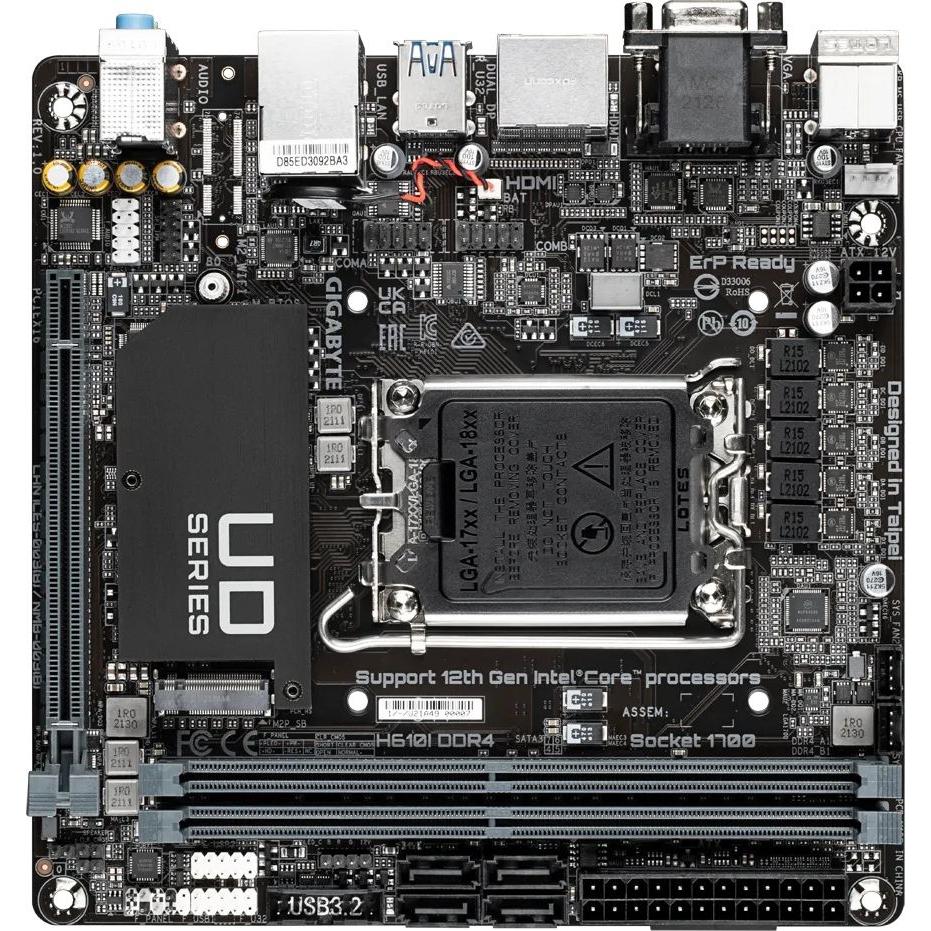 

Материнская плата Gigabyte H610i Ddr4