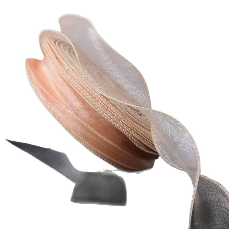 Curled Fish Tail Yarn Ribbon - 50 Yards Wavy Edge for Cake & Flower Decoration