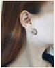 Hollow Tube Hoop Earring for Women, Stainless Steel Medium Bold Tarnish Free Minimalist 2022 Brincos