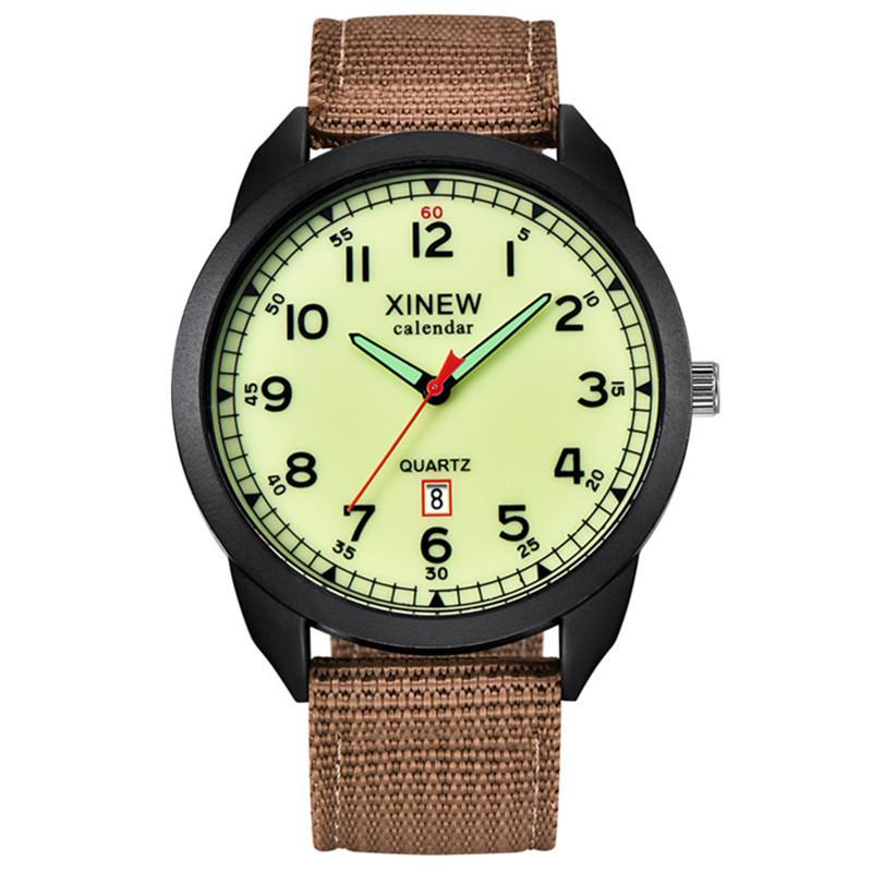 Watch Male Foreign Trade Military Watch Student Nylon Calendar Quartz Watch