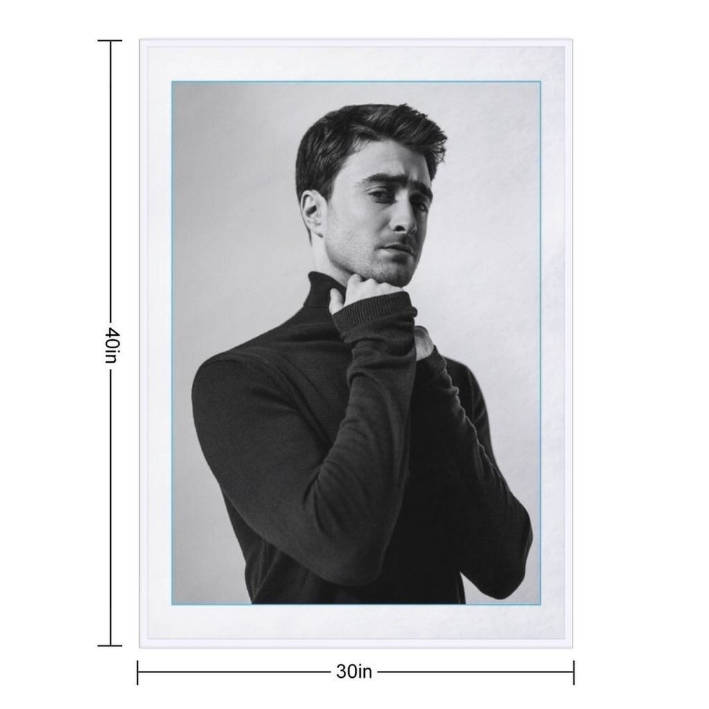 Young Daniel Radcliffe Throw Blanket funny gift Sofa Quilt Beach Retros Blankets