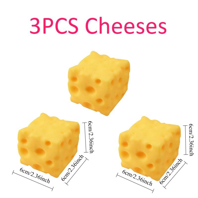 Squishy Cheese Cube Squeeze Toys Soft Butter Cheese Fidget Toy Slow Rebound Push Stress Relief Sensory Toy Christmas Present