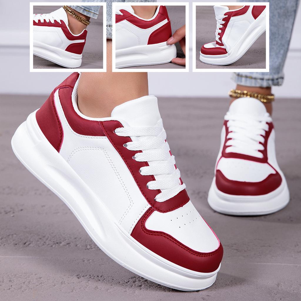 Large size spring autumn leather surface new casual sports shoes youth casual board shoes