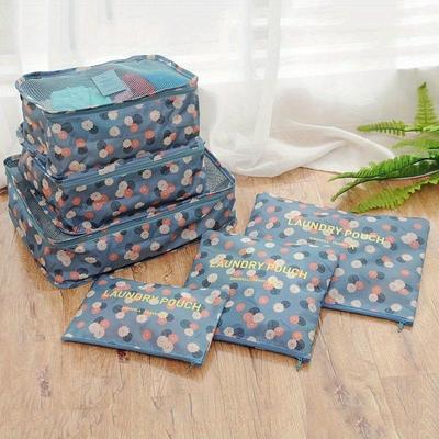 6pcs/set Storage Bag Underwear Luggage Bag, Travel Clothing Storage and Organization Bag