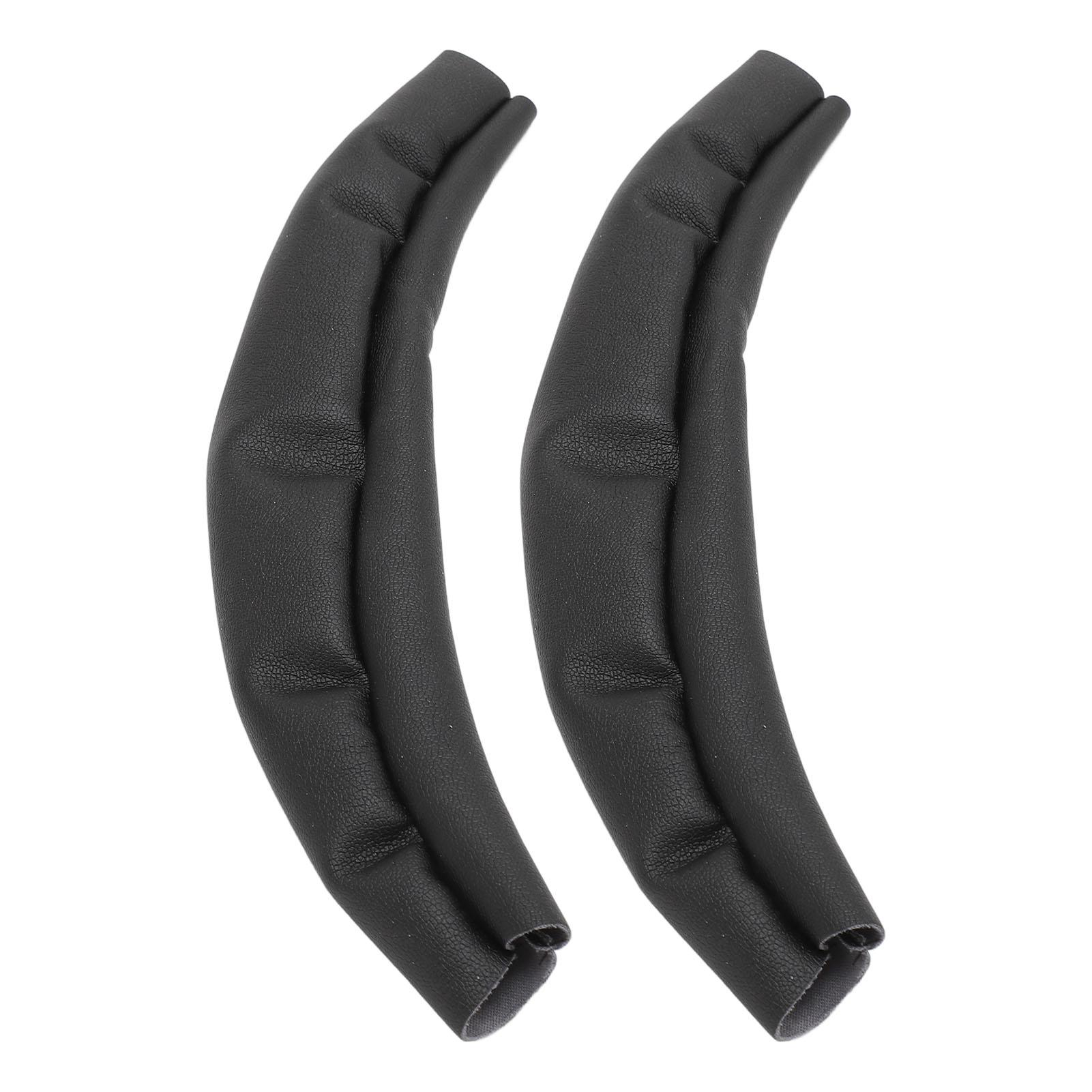 

2pcs Headphone Headband Cover Professional Soft Comfortable Protein Leather Headband Protector for