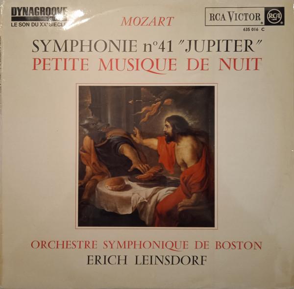 LP Record ERICH LEINSDORF ORCHESTRE SYMPHONI Mozart Symphonie No41 En Ut K551 J 635016C RCA VICTOR 1964 France Classical Used