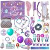 2026 Christmas Advent Calendar Gift Box Mermaid Jewelry Hairpin 24Days Countdown Calendar New Year Christmas Gifts