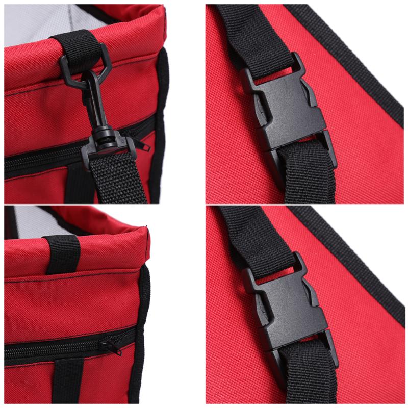 Pet Dog Car Carrier Seat Bag Waterdichte mand Opvouwbare hangmat Pet Carriers Tas voor kleine katten Honden Veiligheid Reizen Mesh tas