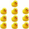 Spielzeug 10 Stück Vorschule Bad Mini Gummi-Enten Quietschen Schwimmen Enten Baby Badewanne Duschspielzeug für Kleinkinder Mädchen Geburtstag Kinder Jungen Geschenk