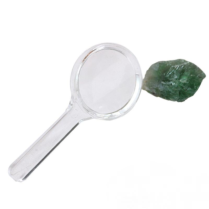 37Mm 10X Acrylic Handheld Magnifier Portable Magnifying Loupe Reading Glass Lens Kids Inspection Magnifying for Reading