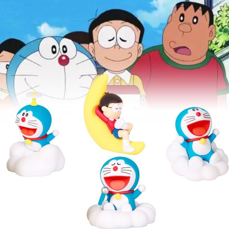 Adorable Pvc Doraemon Night Sky Series Blind Box Figure For Collectors And Fans