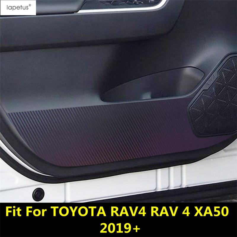 Car Inner Door Anti Kick Pad Side Edge Film Carbon Fiber Stickers Protection Accessories For TOYOTA RAV4 RAV 4 XA50  - 2025