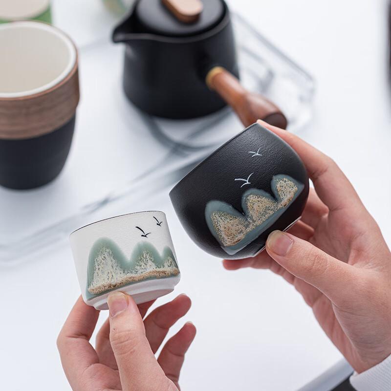 Ceramic Meditation Teacup Gift Set