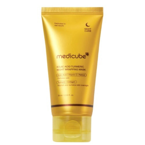 MEDICUBE Kojic Acid Turmeric Night Wrapping Mask 75ml set