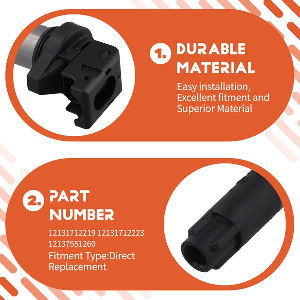 Compatible Ignition Coil for BMW E46, E53, E60, E70 (Parts: 12131712219, 12137551260)