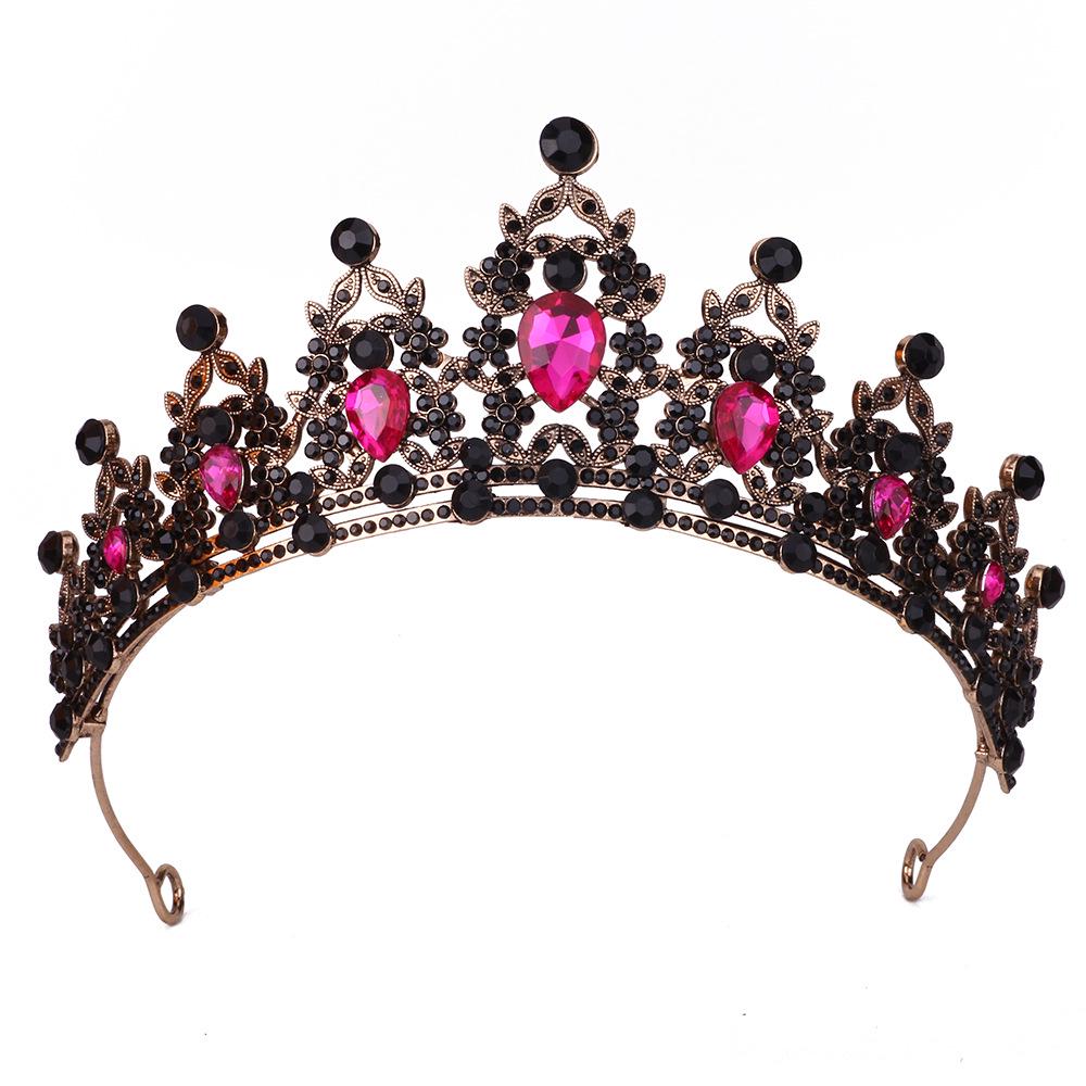 Königliche Kristall Barock Königin Krone Stirnband für Braut oder Geburtstag