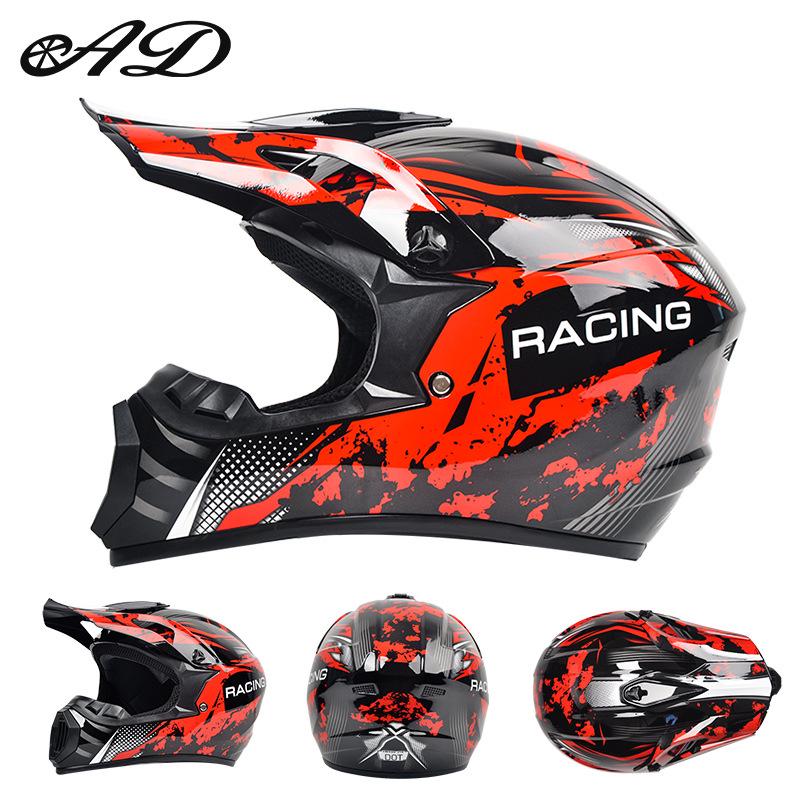DOT Certified Off-Road Full-Face Helmet for Mountain Biking and Downhill Riding