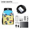 3D Print Crayons Shins Chans Backpacks for Girls Boys Cartoon College School Travel Bags Women Men Bookbag Fits 15 Inch Laptop