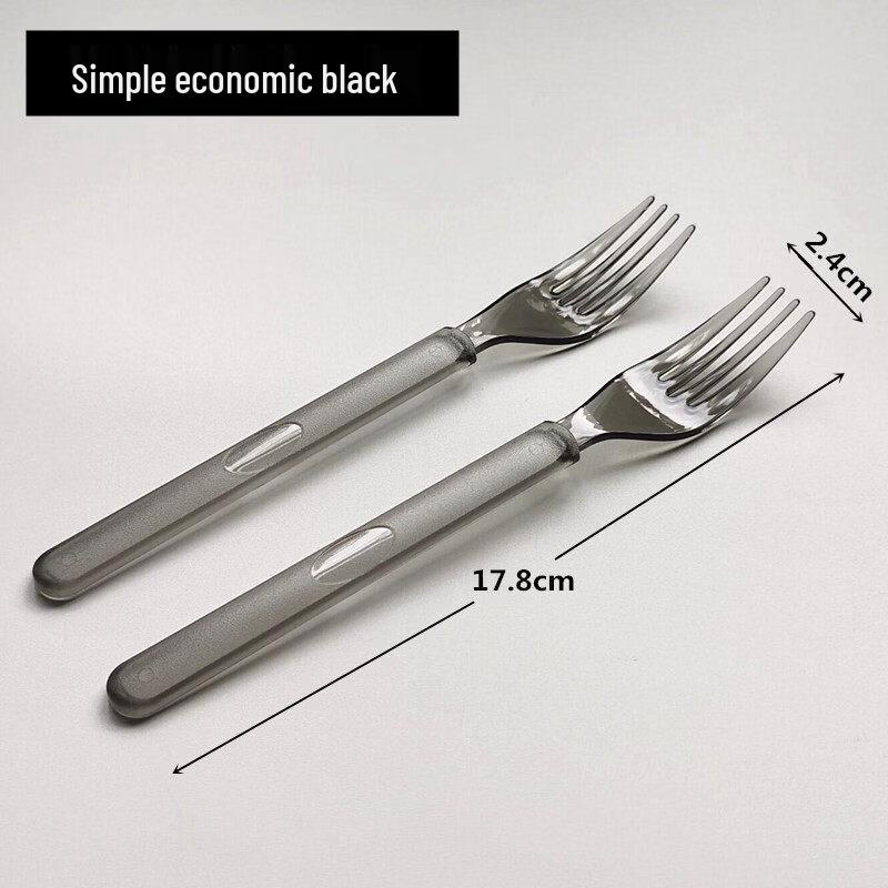 Ruhan Disposable Black Plastic Forks
