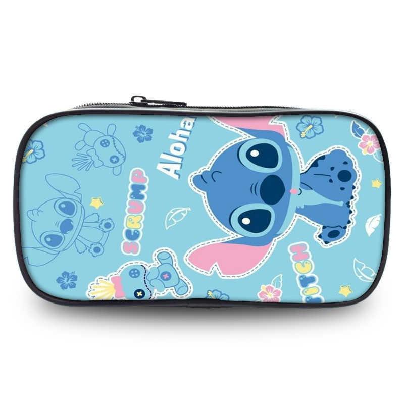 Adorable Stitch Student Single Layer Pencil Case Cute Cartoon Stationery Storage Bag