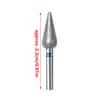 Diamond Nail Drill Bits Cuticle Cleaner For Electric Drill Manicure Pedicure Polishing Nail Art Tool Salon Home Supplies
