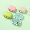 Moisture-proof 8-Compartment Pill Box: Portable Weekly Medicine Organizer.