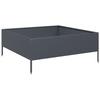 VidaXL Anthracite Raised Garden Bed 100x100x25 Cm Steel 851033