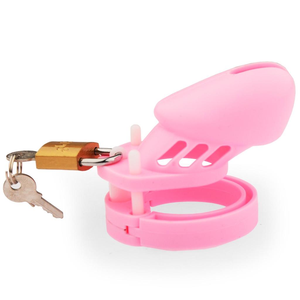 Pánská klec cudnosti se zámkem - SM kovová hračka pro dospělé