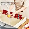 Silicone Sink Baffle Suction Cup Sink Water Blocking Strip Durable Splash Guard  Wash Basin