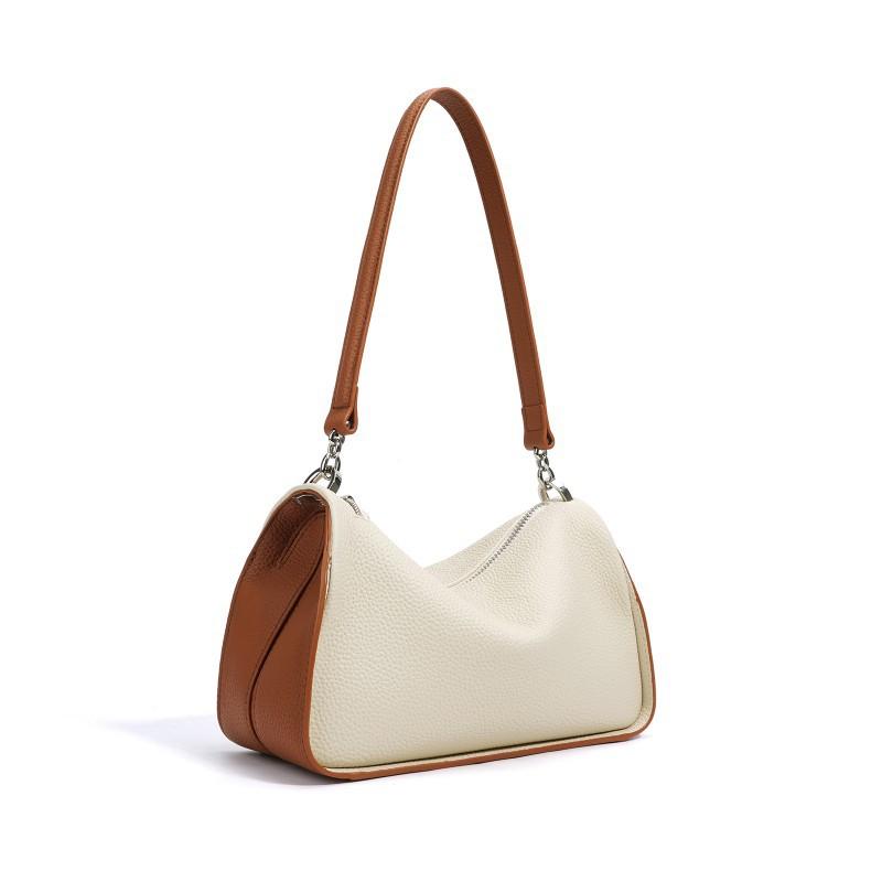 Bag 2026 Simple Korean Shoulder Commuting All-match Underarm Authentic Leather Exquisite Crossbody Fashionable 23x9.5x14cm