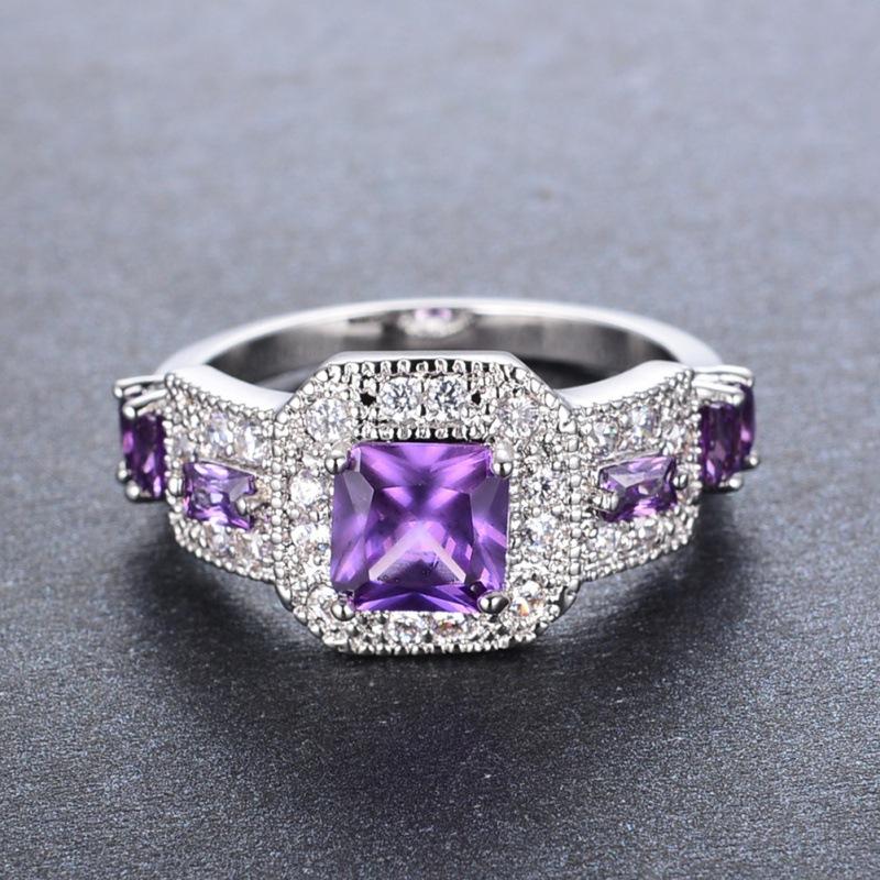 Platform Shi Exquisite Ring, Simple Style