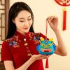 Cartoon Chinese Dragon Hanging Decoration with Tassels 2024 Year of The Dragon New Year 3D Dragon Ornament Pendant Home Decor Spring Festival Gift