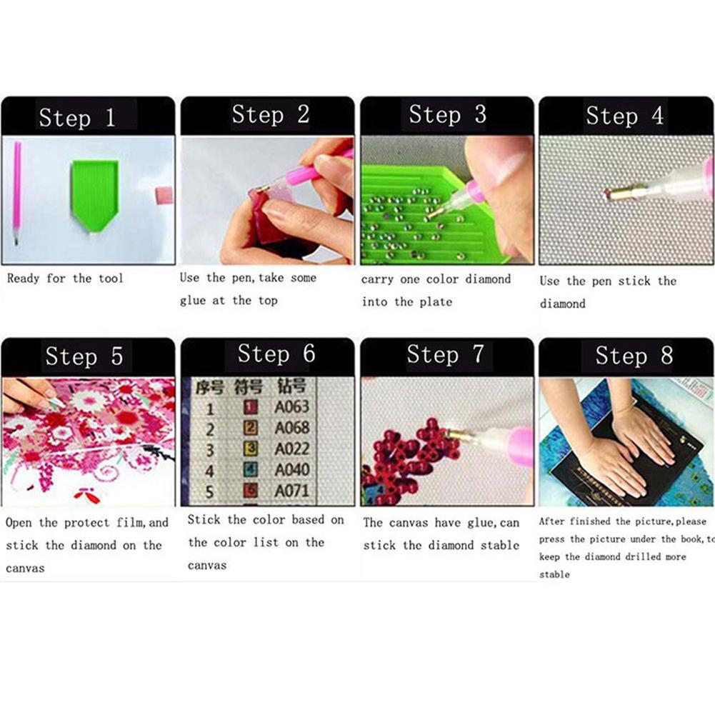 Colorful Resin  Art Kits Butterflies Feather Wind Chimes Pattern Embroidered Stickers Bedroom Office Shops Decoration