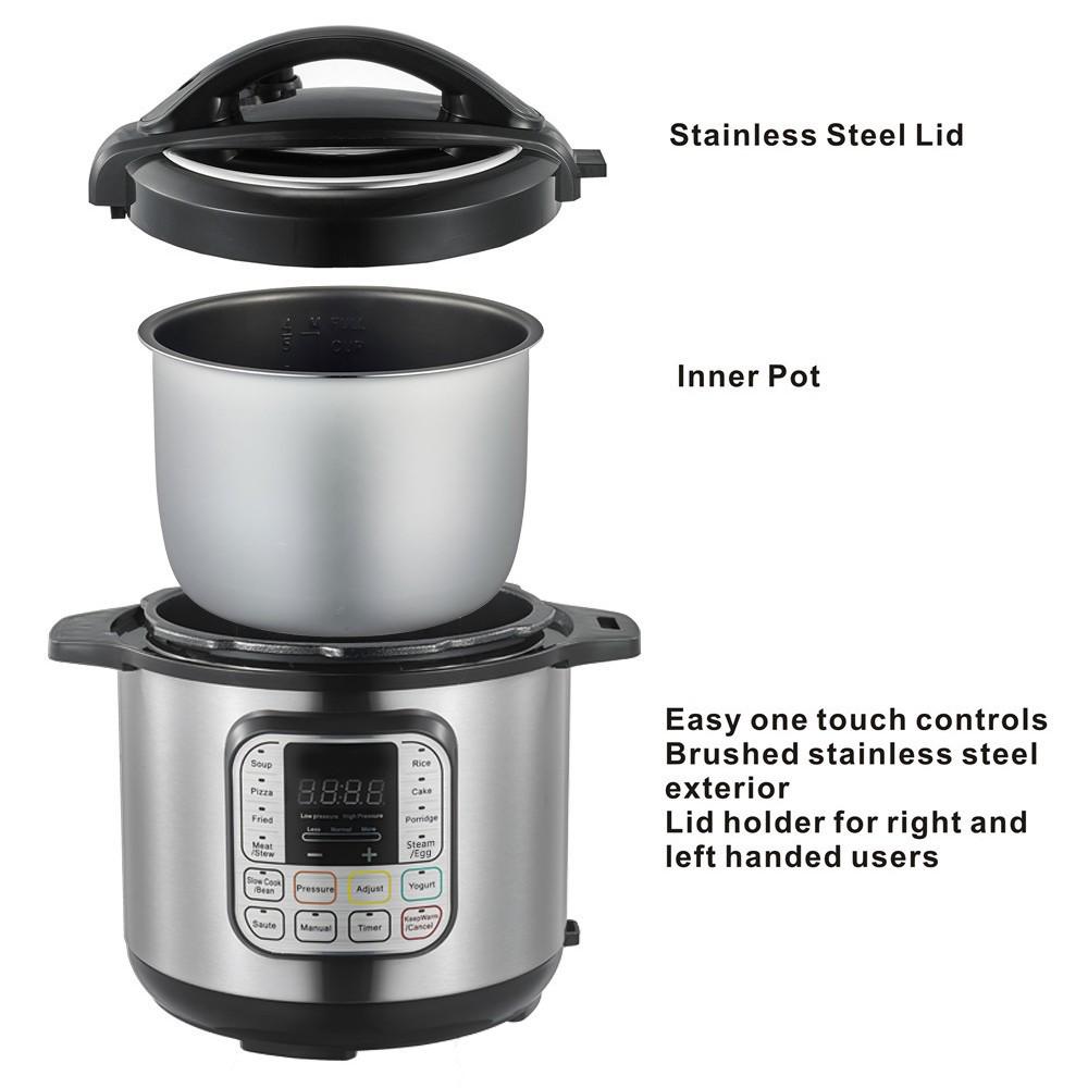 Disponibile Pentola a Pressione Elettrica English Electric - 6L, 110V USA, UK, Standard Europei