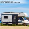 Magnetischer Wohnwagen-Türvorhang mit Reißverschluss Wohnwagen Fliegengitter RV Mückenschutz Türvorhang für Camper Schiebetür Hinten