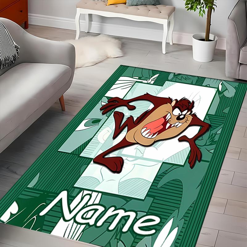 Custom personalization Taz-Mania Area Rug - Perfect For Kitchen, Bathroom,Laundry Room Decor Large Size Available,Gift All Seasons