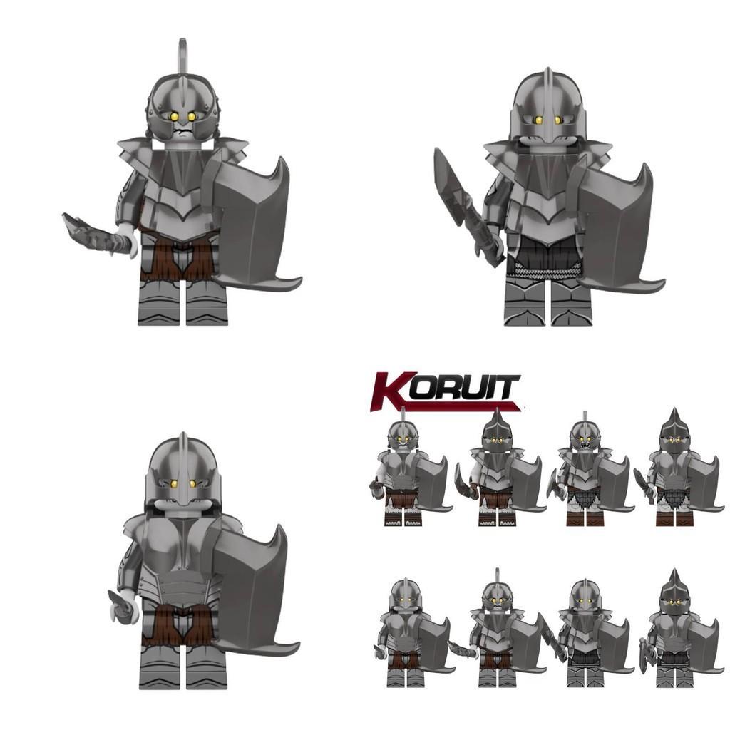 Kt1056 Ancient Soldier Series Orc Building Blocks Figure Toy Bag