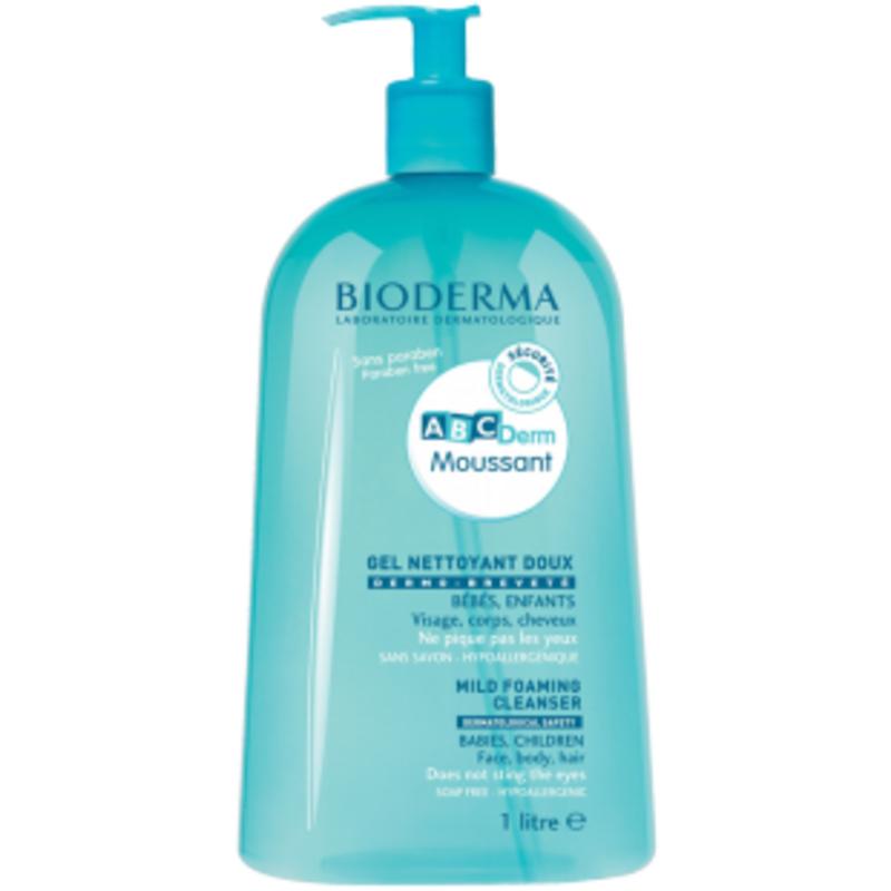 

Bioderma ABC Derm Mild Foaming Cleanser 1 L (Baby, Children - Face, Body, Hair)