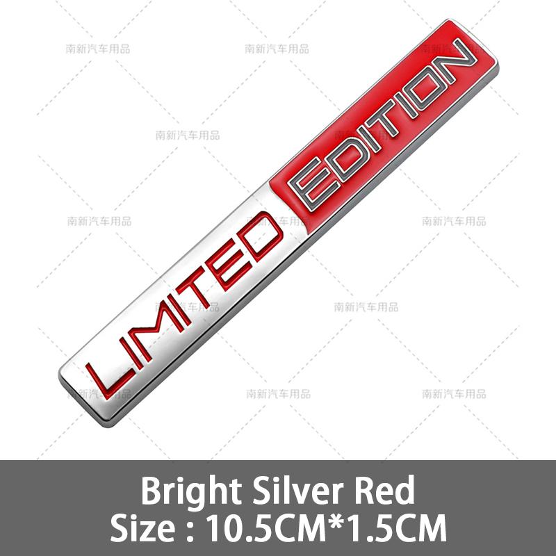 Metal Limited Car Front Grill Emblem Stickers Rear Trunk Badge Decal For Jeep Wrangler Grand Cherokee Dodge SRT Challenger