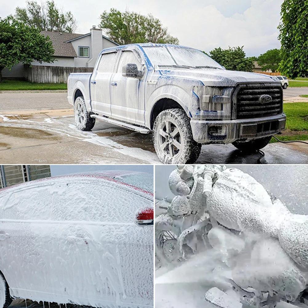 1/4 Quick Release Connector Car Wash Foam Bottle High Pressure Snow Foam Lance Soap Bottle Auto Cleaning Tools Automobile Washer