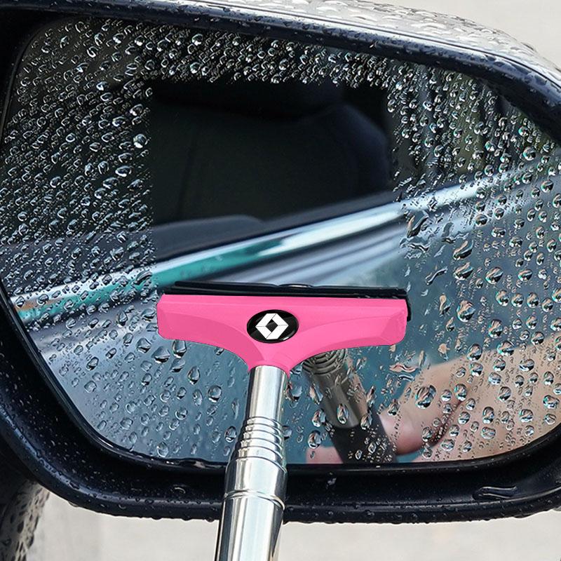 1Pcs Car Rearview Mirror Wiper Retractable Handheld Cleaning Brush For Renault Dacia Megane 2 3 Duster Koleos Logan Clio Laguna Sandero