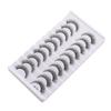 10 Pairs Natural Long False Eyelashes Black Stem Fake Lashes 3D Mink Eyelashes  Eyelash Extension
