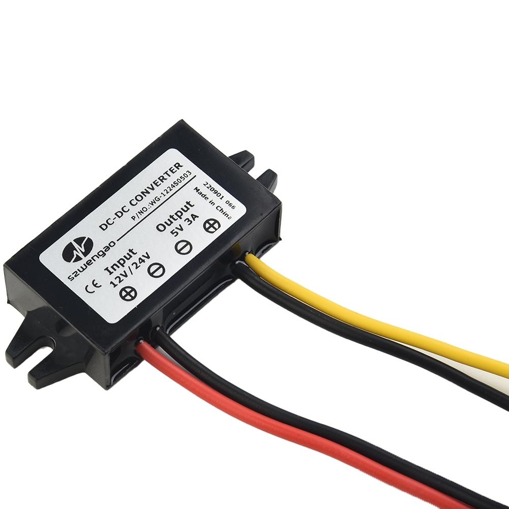 Stabilisateur 12V vers 5V 3A 15W Protection contre les surintensités