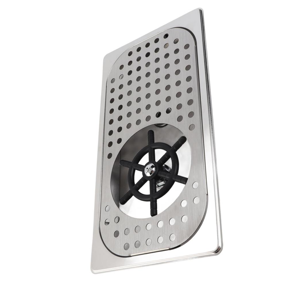 Glass Rinser Cup Washer 304 Stainless Steel Automatic Sink Bottle Washing Equipment with Drain Drip